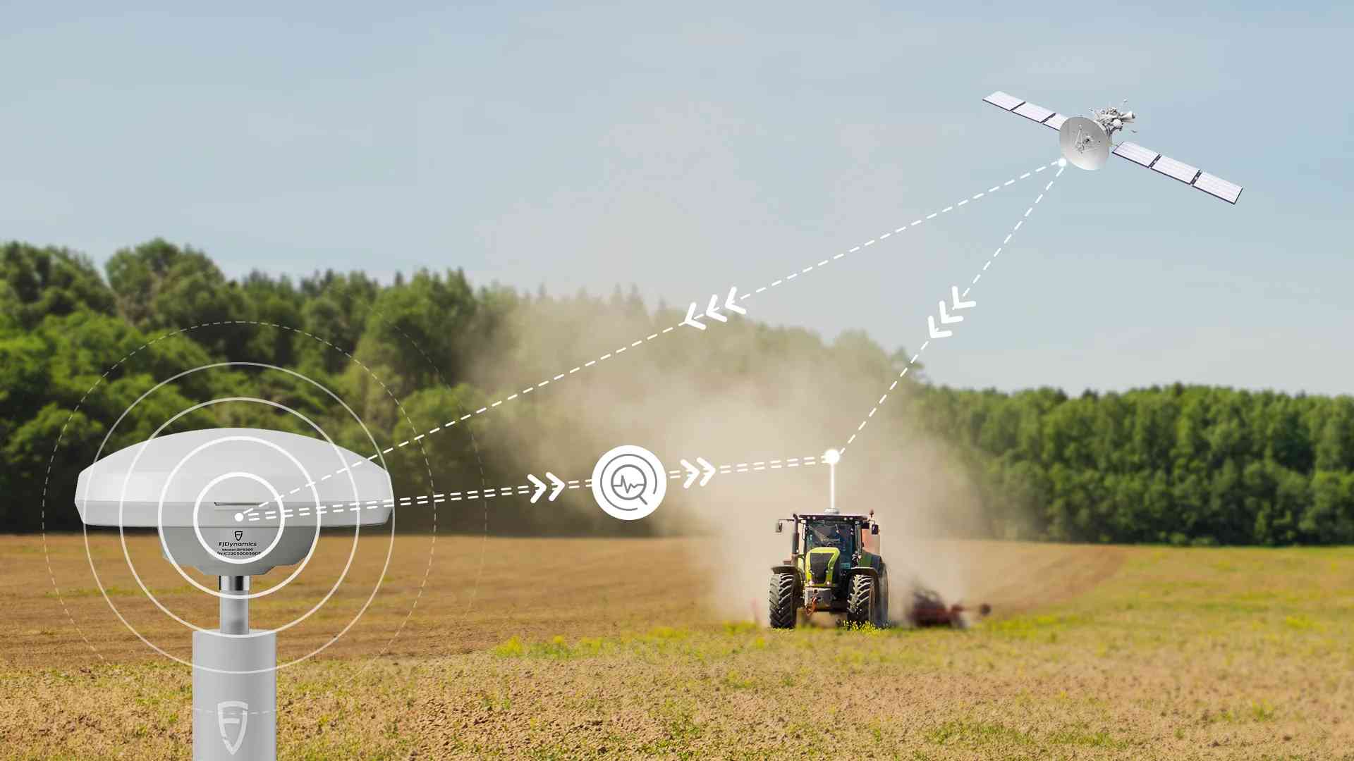 The N20 GNSS receiver boasts a built-in frequency interference detection feature, which can accurately identify interference frequency points, enabling it to avoid these interference frequencies and improve signal quality. Interference Detection