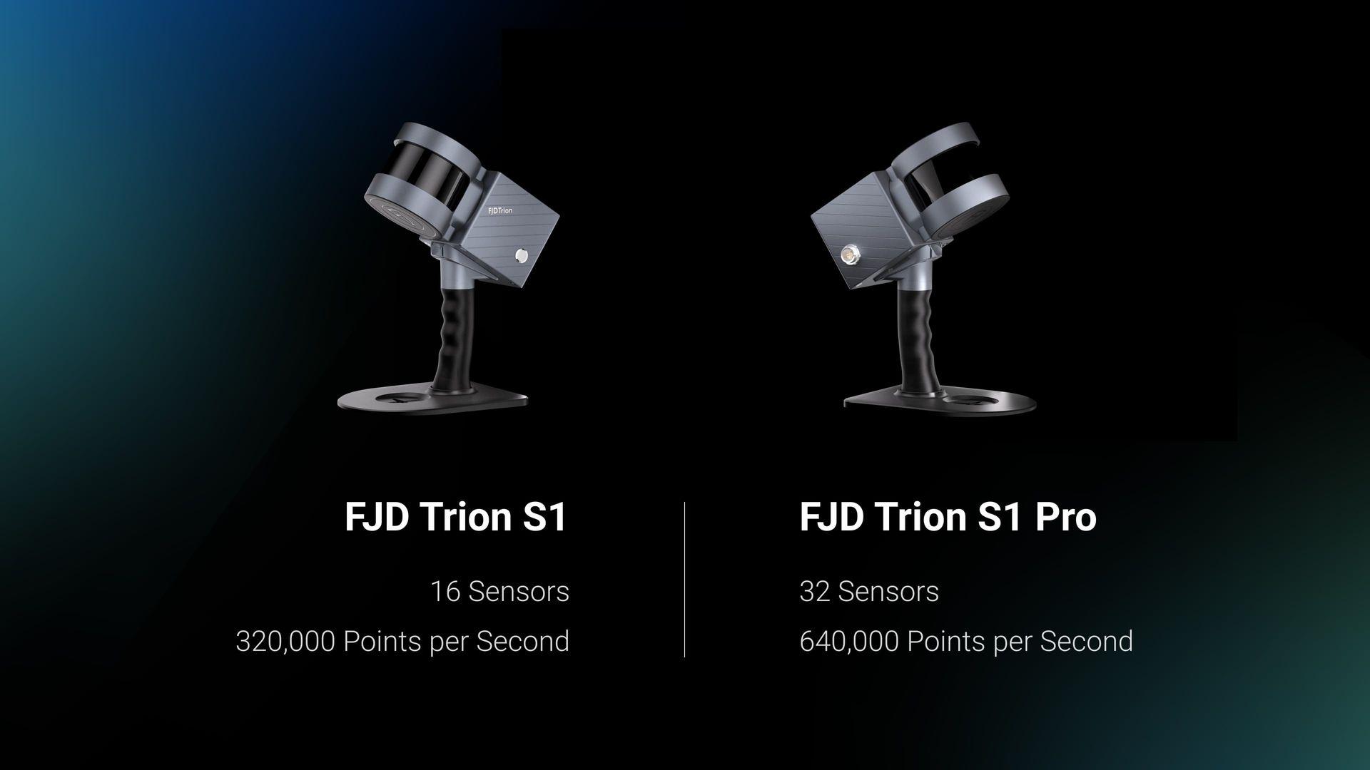 Elevate your scanning capabilities with FJD Trion S1 Pro, an advanced version of S1. Building upon the lightweight and portable design of S1, the S1 Pro delivers even greater accuracy and efficiency with its upgraded hardware. Elevate your scanning capabilities with FJD Trion S1 Pro, an advanced version of S1. Building upon the lightweight and portable design of S1, the S1 Pro delivers even greater accuracy and efficiency with its upgraded hardware.