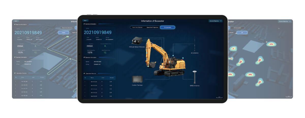 Construction platform monitors the whole workflow in real time. The management of machines, materials, human resources etc. can be checked by site-manager at anytime and anywhere. Construction platform monitors the whole workflow in real time. The management of machines, materials, human resources etc. can be checked by site-manager at anytime and anywhere.
